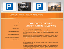 Tablet Screenshot of airportdiscountparking.com.au